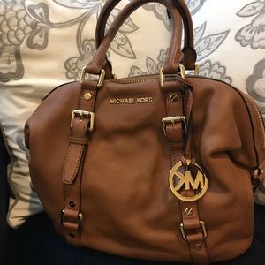 Cognac Brown Michael Kors arm bag